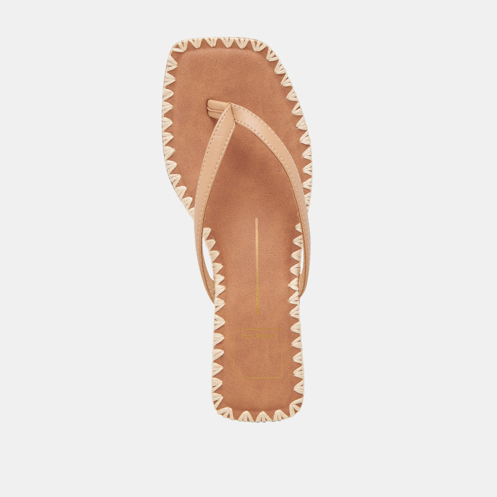 BARTY SANDALS LIGHT TAN LEATHER
 – Dolce Vita / Dolce Vita