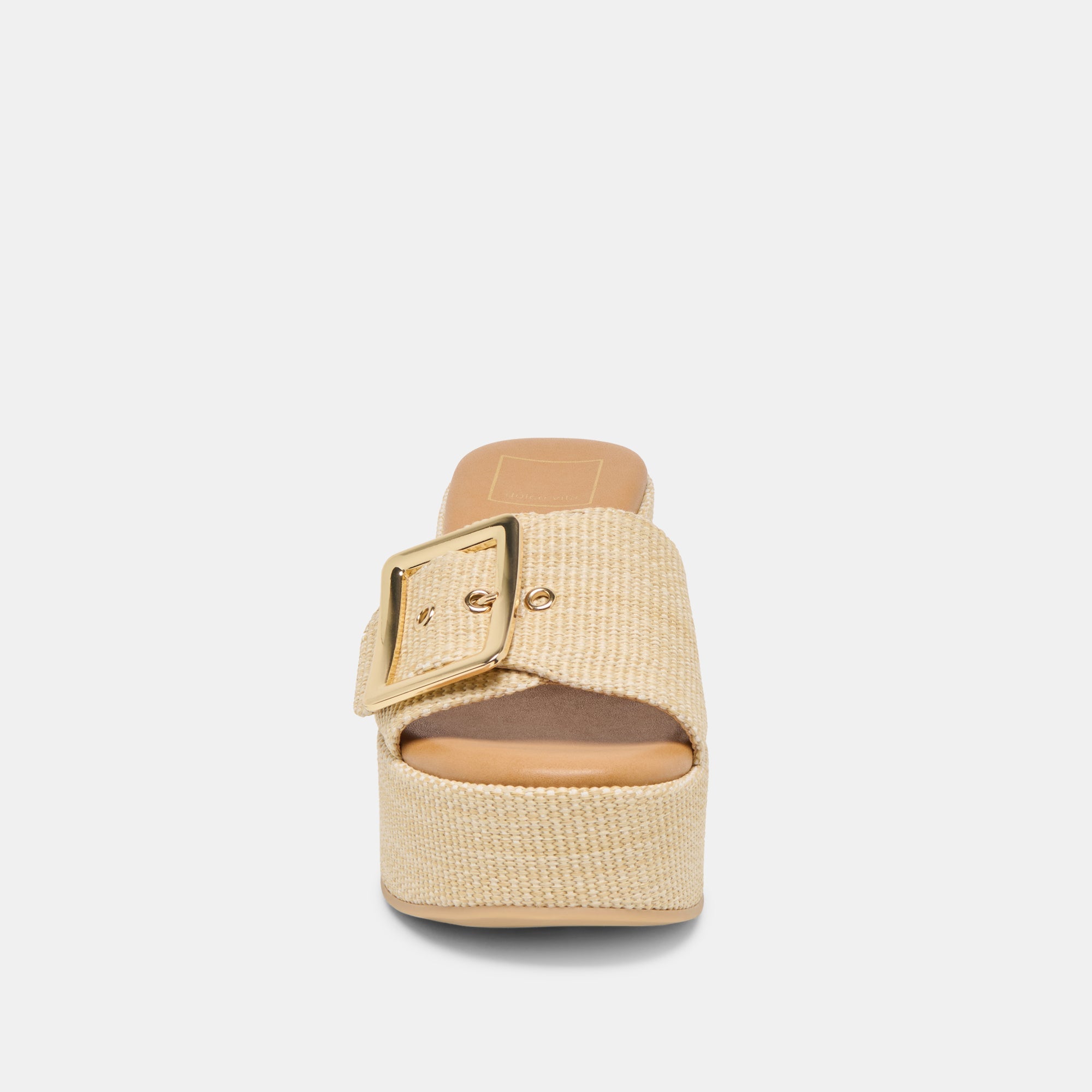 Jilian Lt Natural Raffia Wedges / Dolce Vita