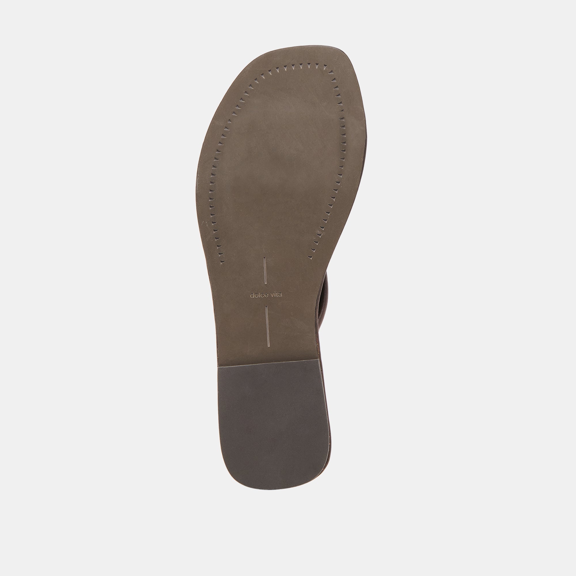Cely Dk Brown Leather Sandals / Dolce Vita