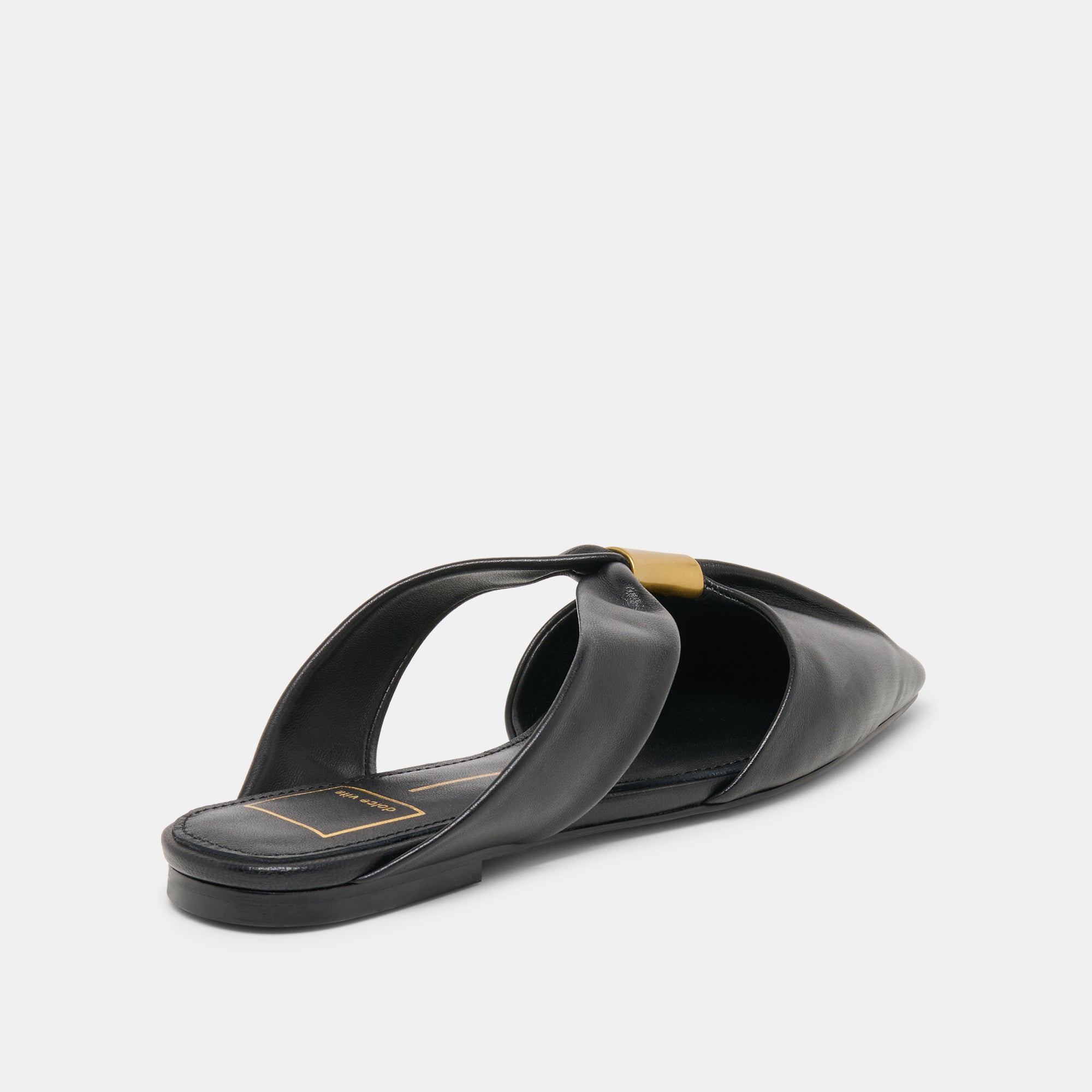 Franey Black Leather Flats / Dolce Vita