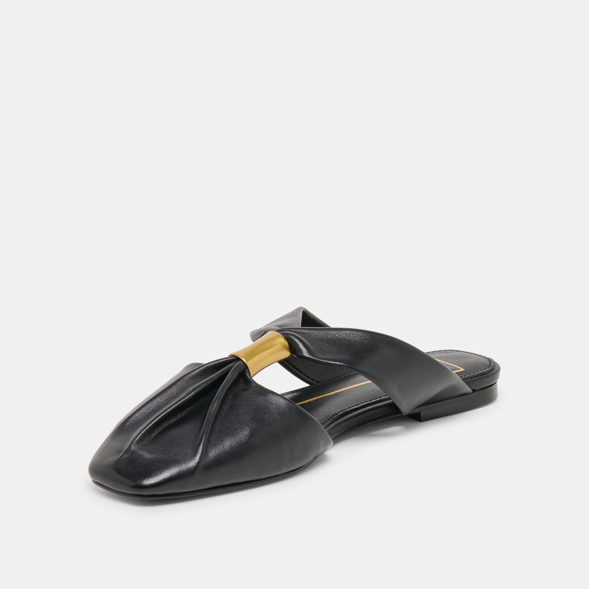 Franey Black Leather Flats / Dolce Vita