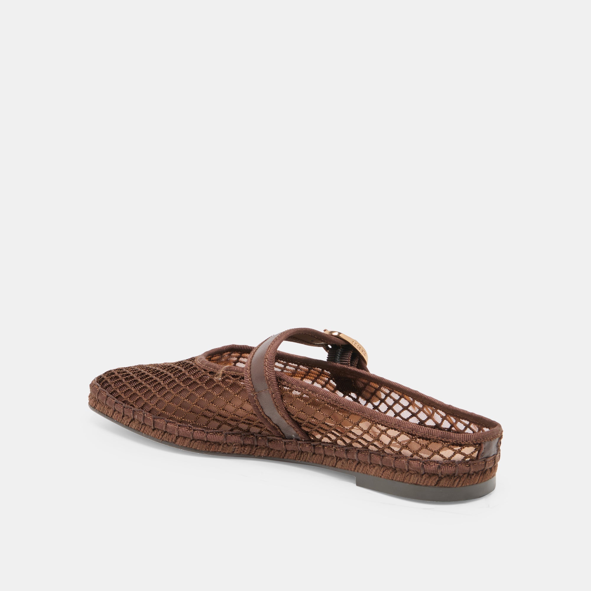 Milie Chocolate Woven Mesh Flats / Dolce Vita