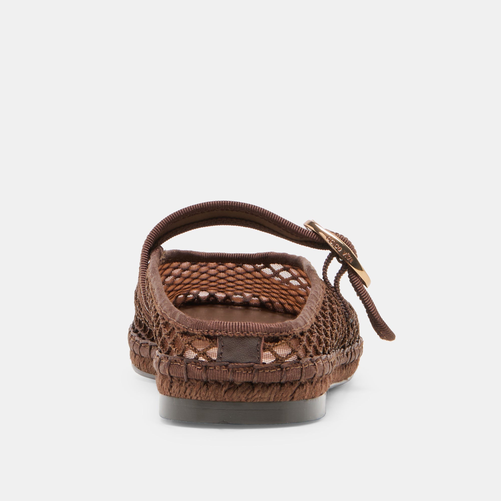 Milie Chocolate Woven Mesh Flats / Dolce Vita
