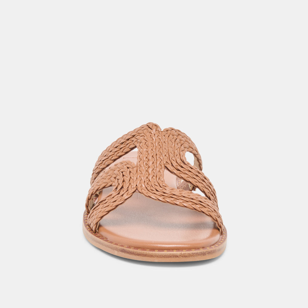 EMON Caramel Stella Slide Open-Toe Sandals / Dolce Vita