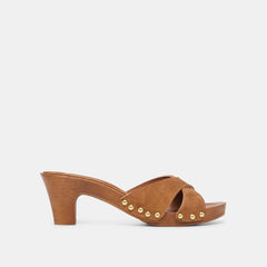 Averie Brown Nubuck Heels / Dolce Vita