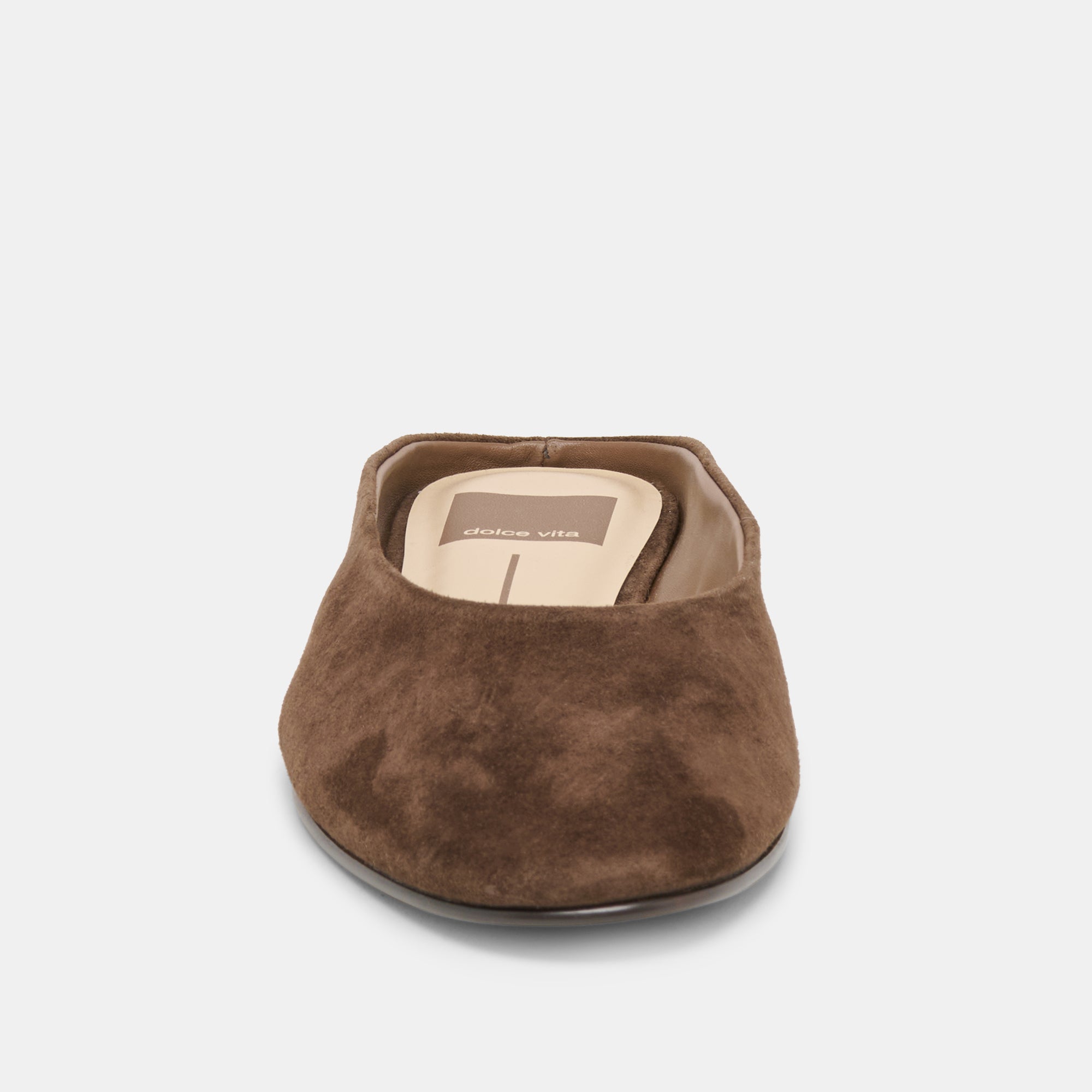 Eila Dk Brown Suede Flats / Dolce Vita