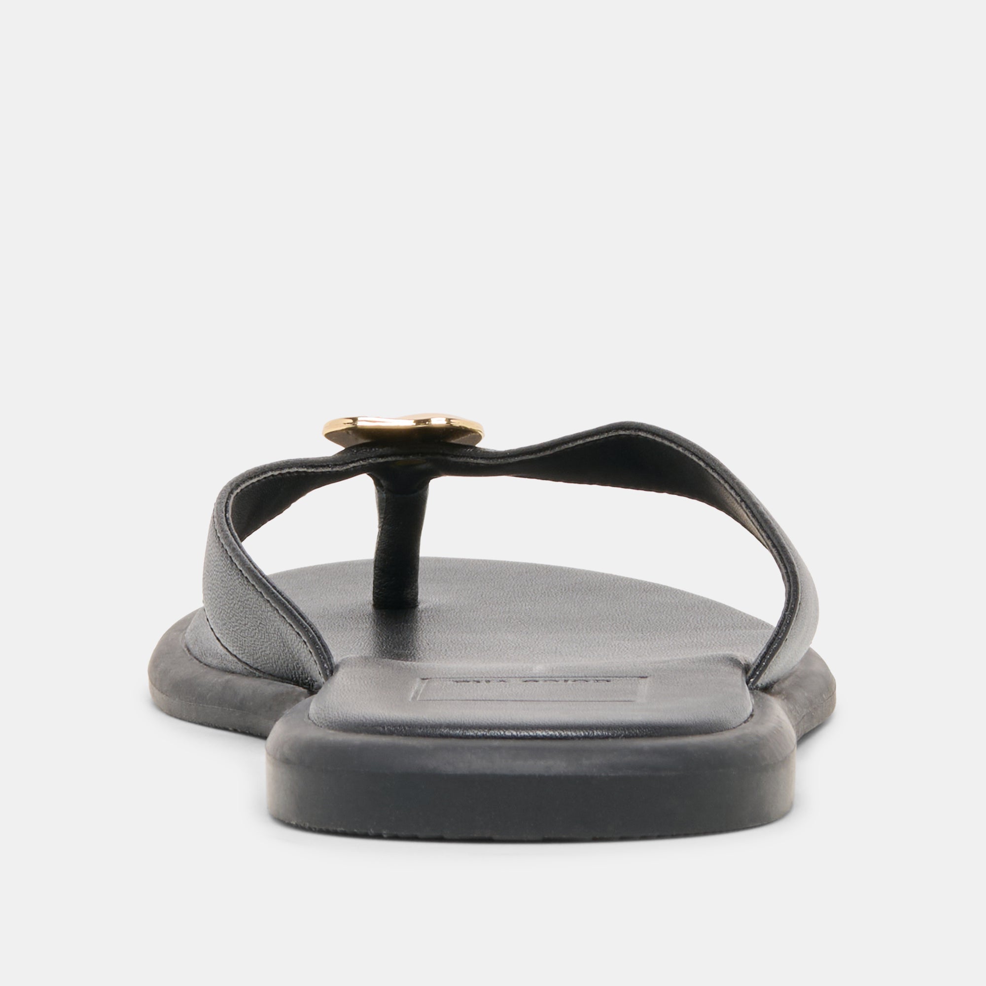 Jaina Black Leather Sandals / Dolce Vita