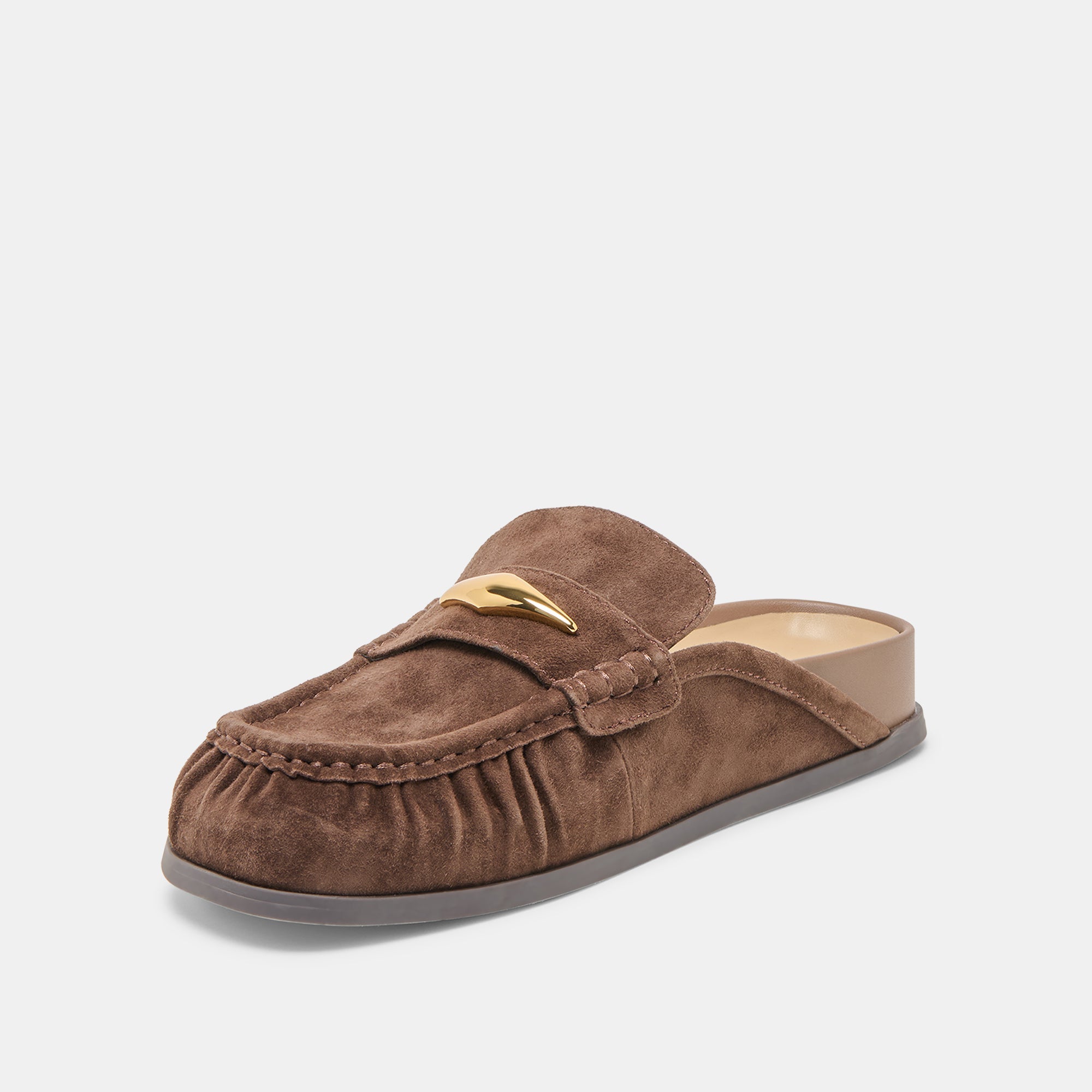 Jodero Dk Brown Suede Flats / Dolce Vita
