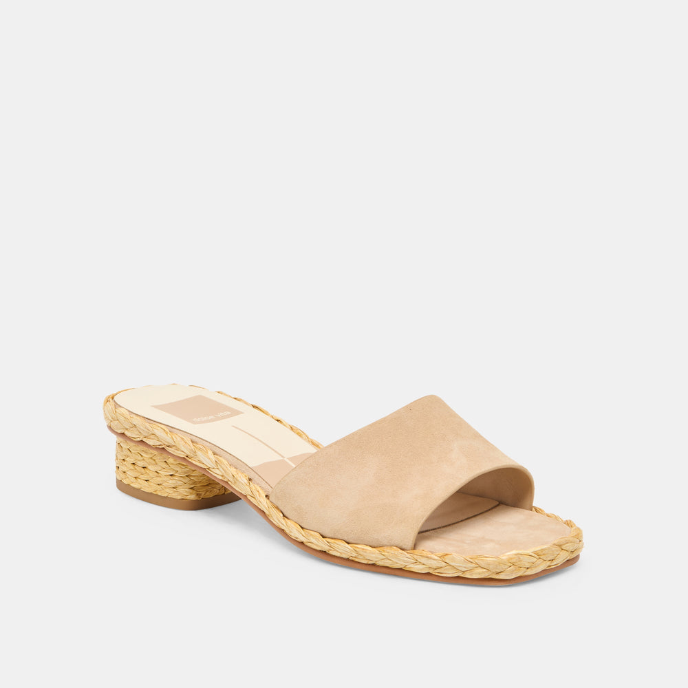Dixi Camel Suede Sandals / Dolce Vita