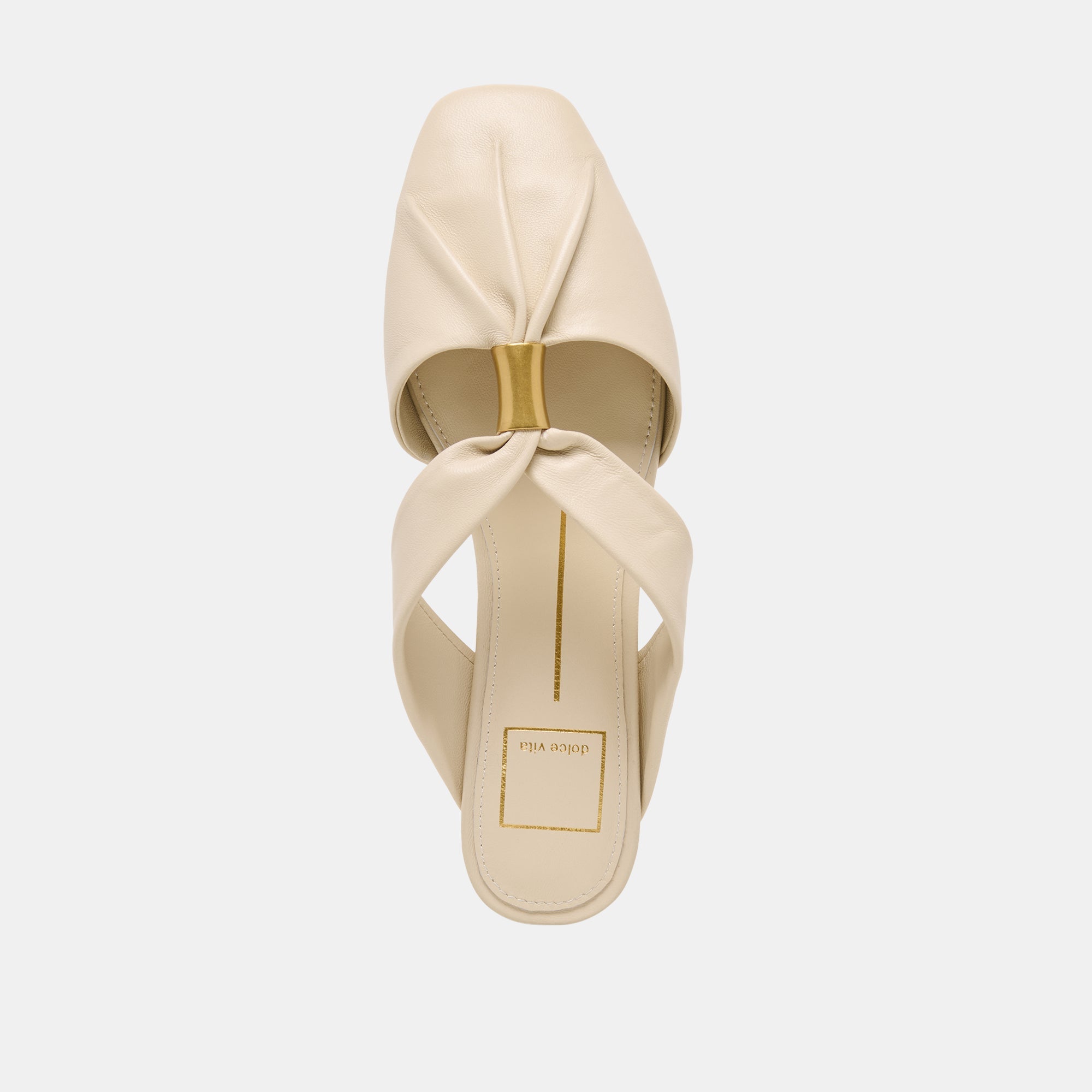 Franey White Leather Flats / Dolce Vita