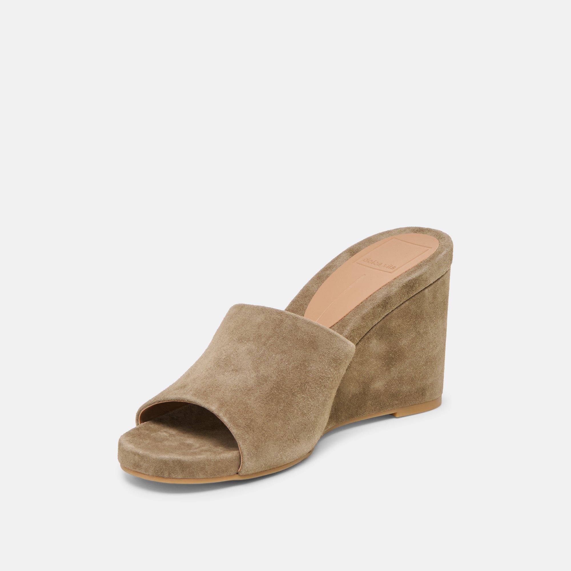 Holta Olive Suede Wedges / Dolce Vita