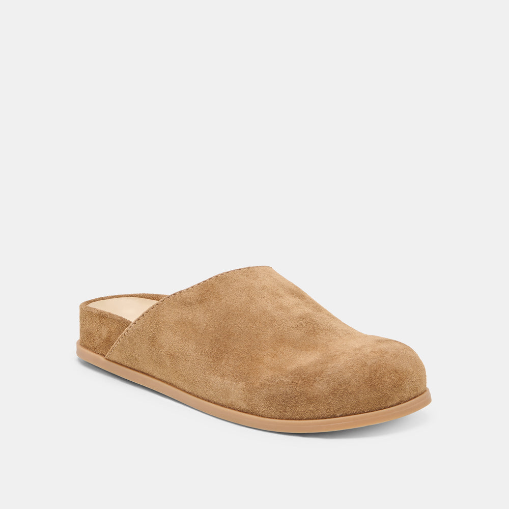 Joney Lt Brown Suede Flats / Dolce Vita