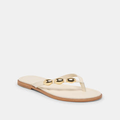 Juny Off White Leather Sandals / Dolce Vita