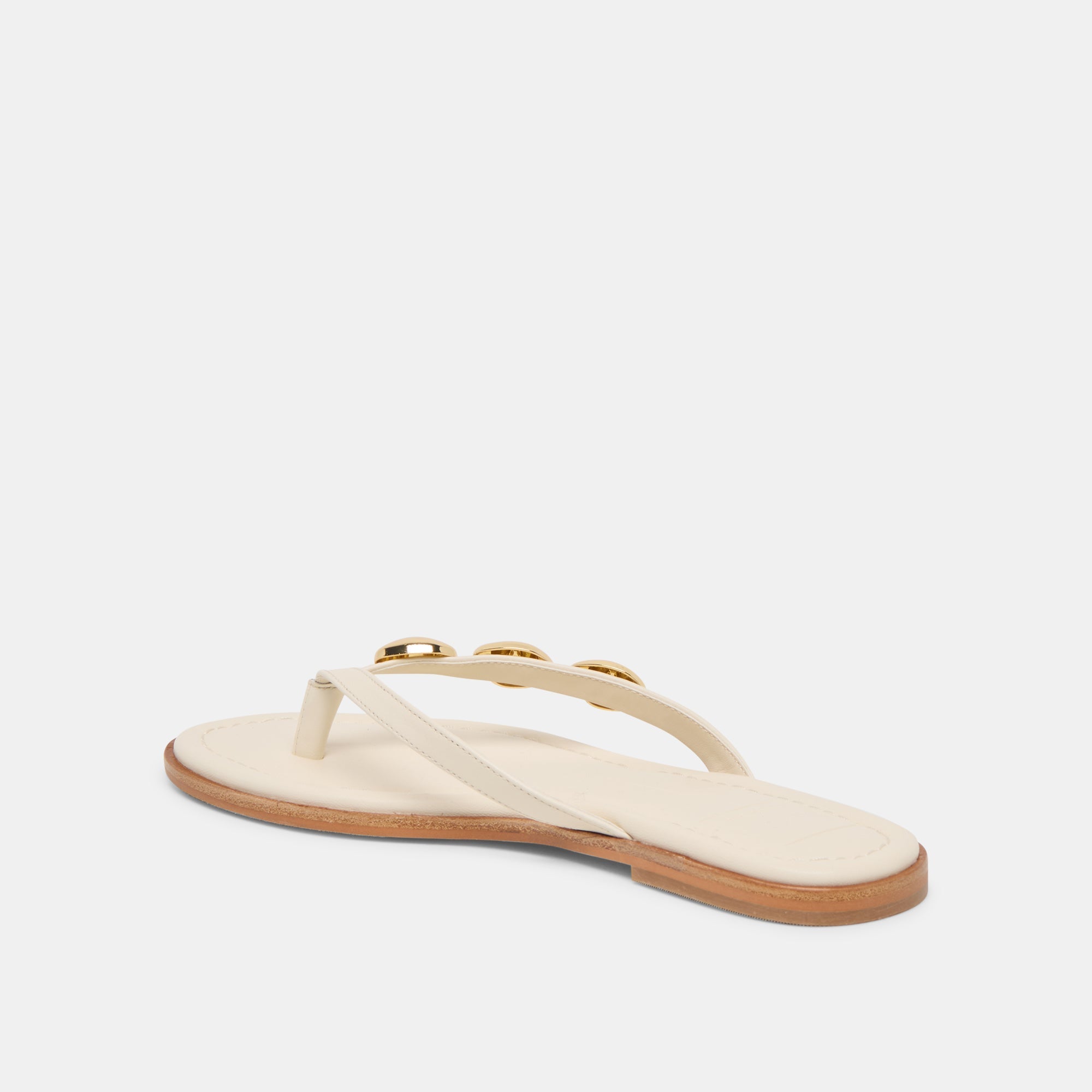 Juny Off White Leather Sandals / Dolce Vita