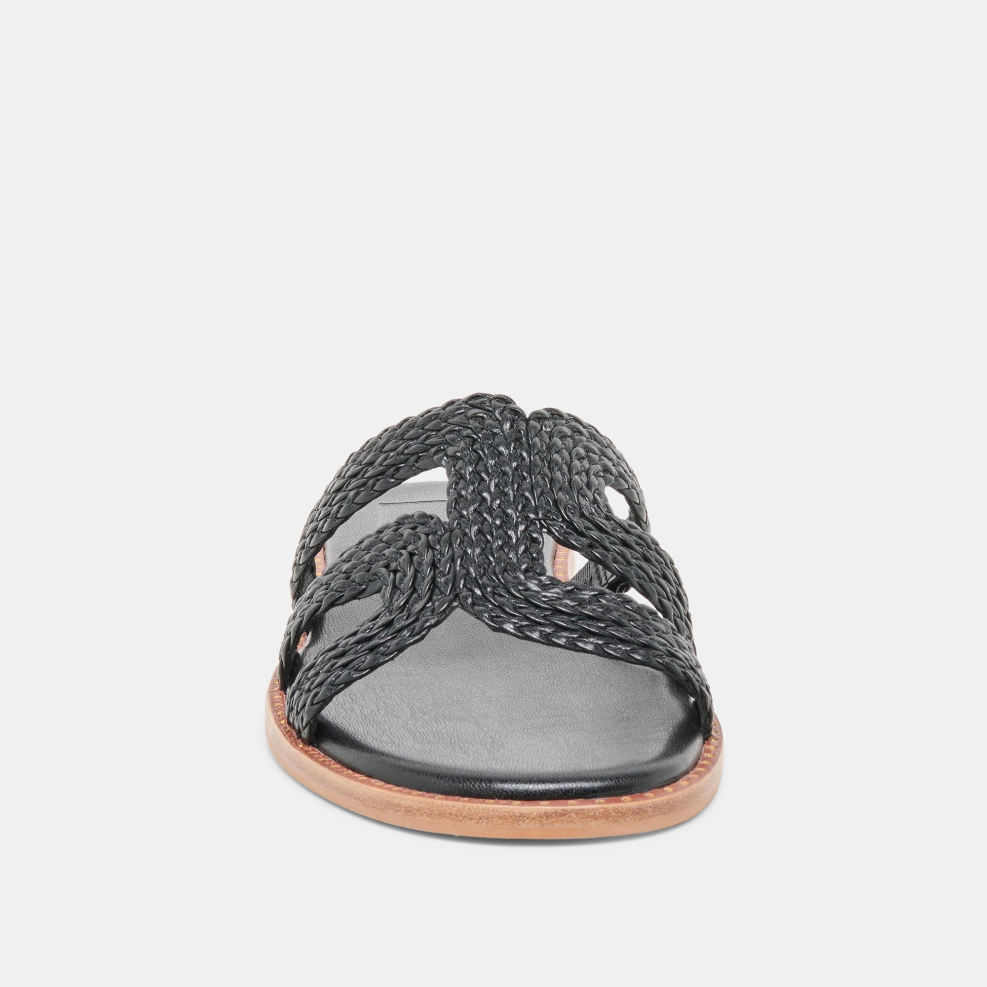 EMON Black Stella Slide Open-Toe Sandals / Dolce Vita