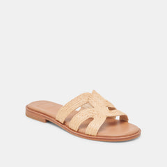 EMON WIDE SANDALS LT NATURAL RAFFIA
 – Dolce Vita / Dolce Vita