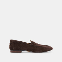 Mattie Dk Brown Suede Loafers / Dolce Vita