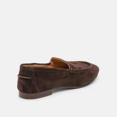Mattie Dk Brown Suede Loafers / Dolce Vita
