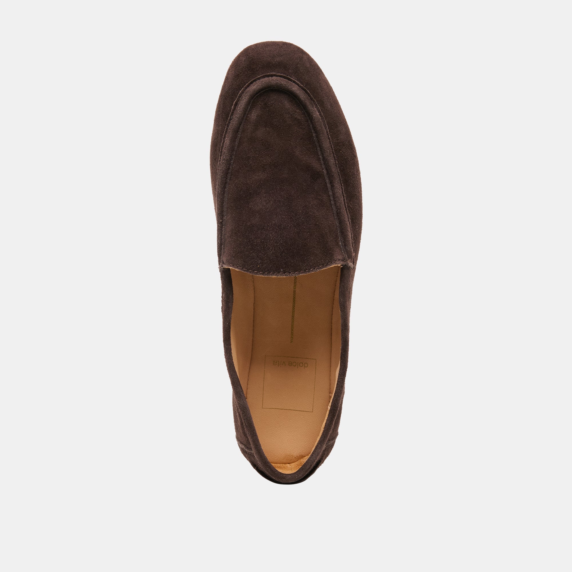 Mattie Dk Brown Suede Loafers / Dolce Vita