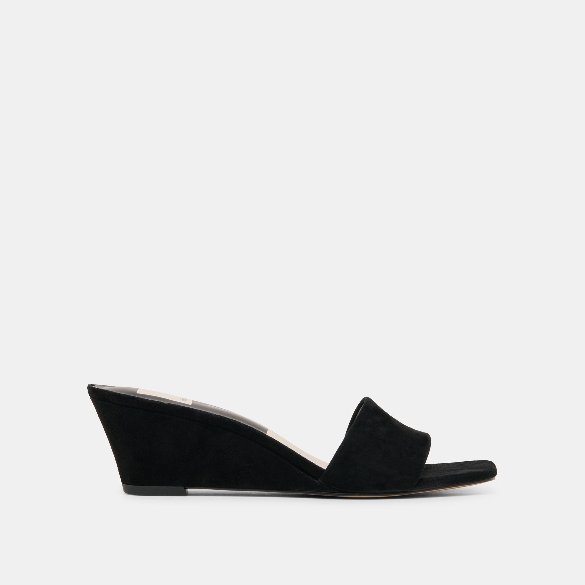 Qaily Onyx Suede Wedges / Dolce Vita
