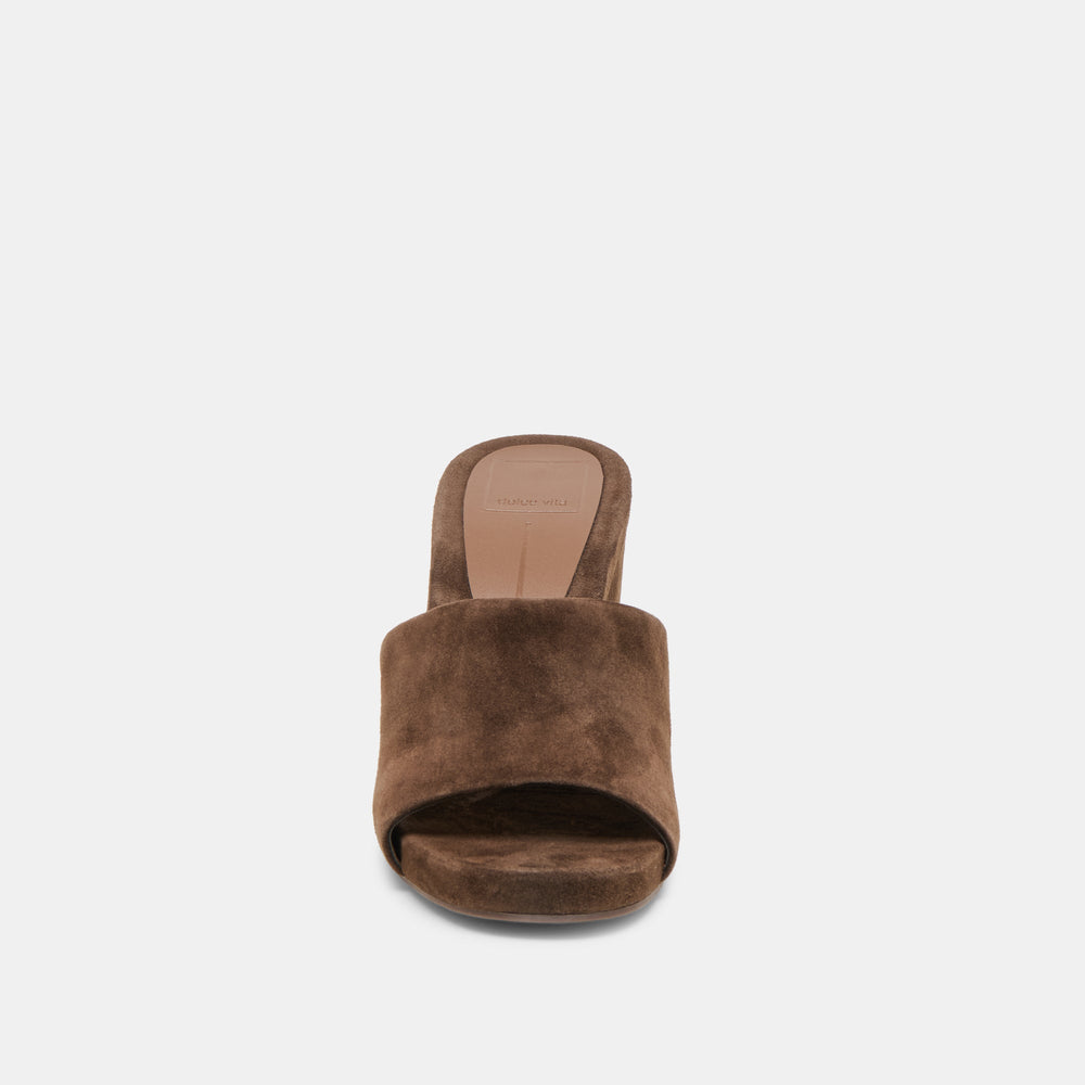 Holta Dk Brown Suede Wedges / Dolce Vita