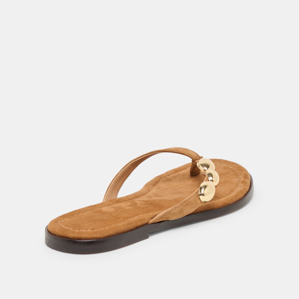 Juny Teak Suede Sandals / Dolce Vita