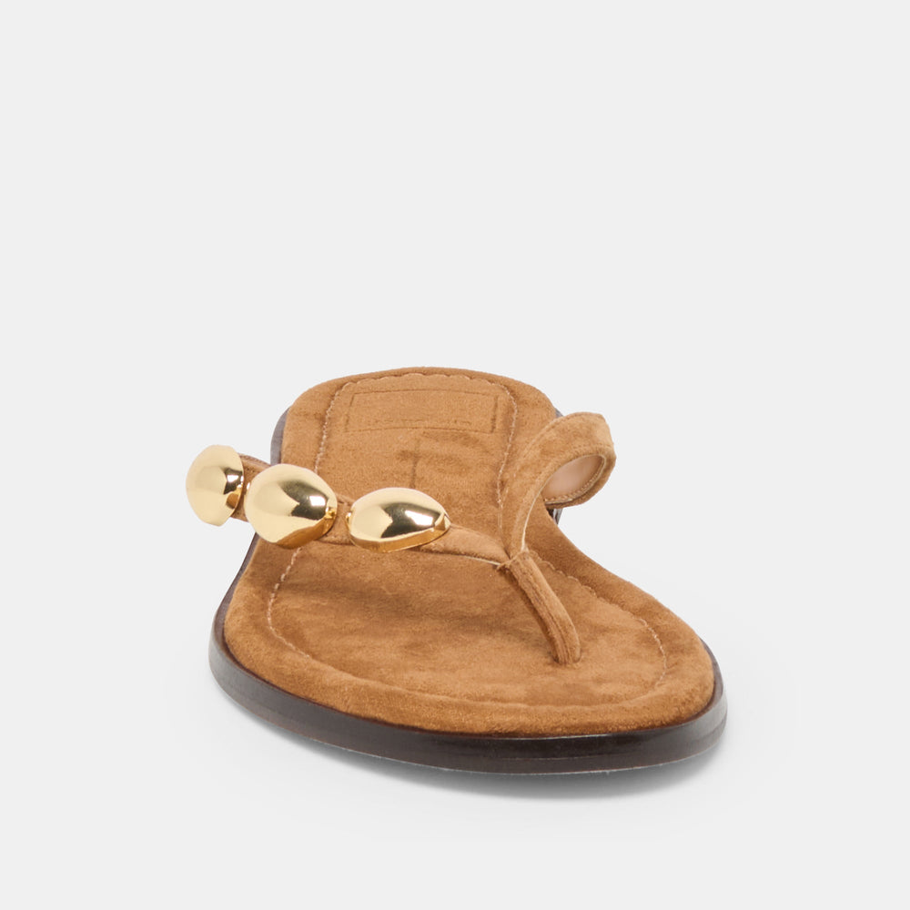 Juny Teak Suede Sandals / Dolce Vita