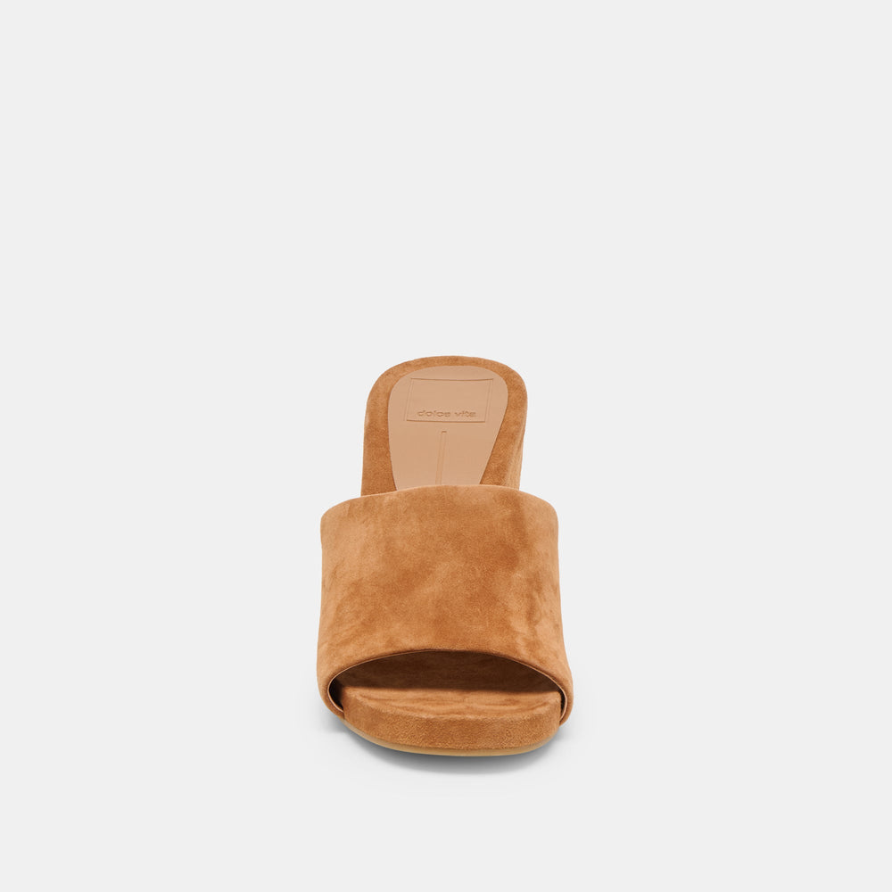 Holta Brown Suede Wedges / Dolce Vita