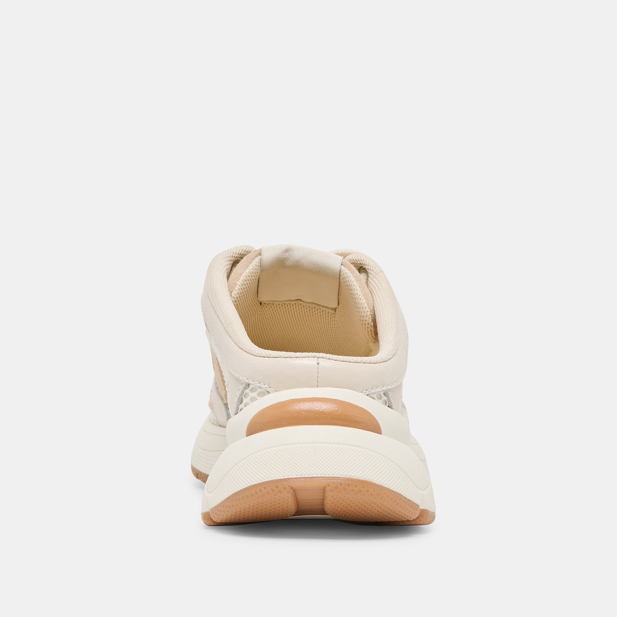 SWAYZY Ivory Multi Suede Platform Slip-on Sneakers / Dolce Vita