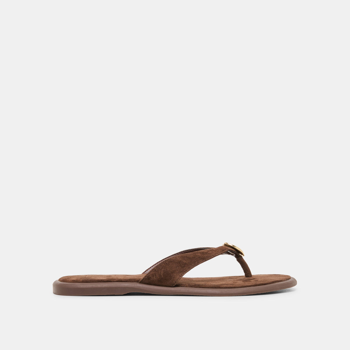 Jaina Dk Brown Suede Sandals / Dolce Vita