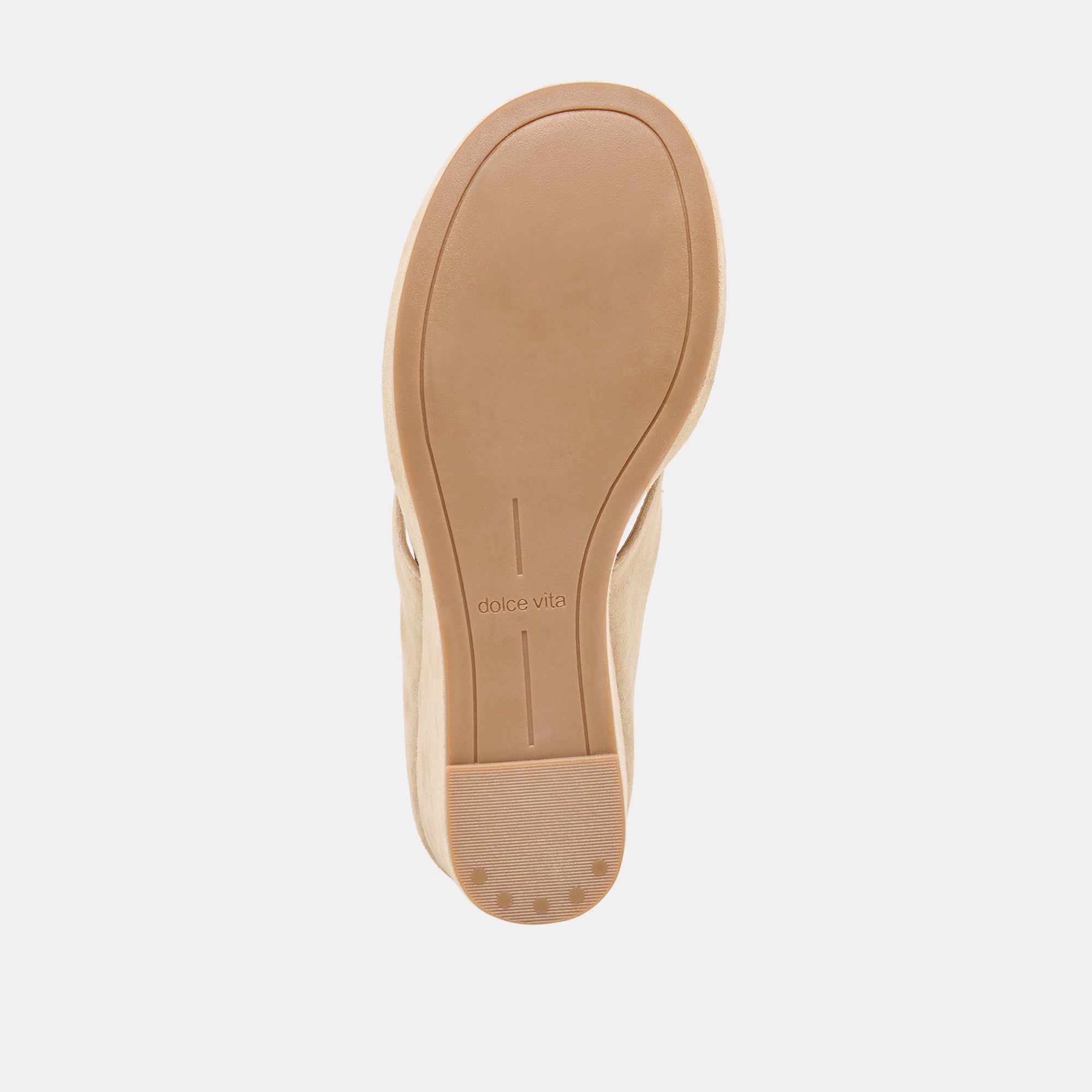 Hinna Camel Suede Wedges / Dolce Vita