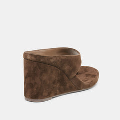 Hinna Dk Brown Suede Wedges / Dolce Vita