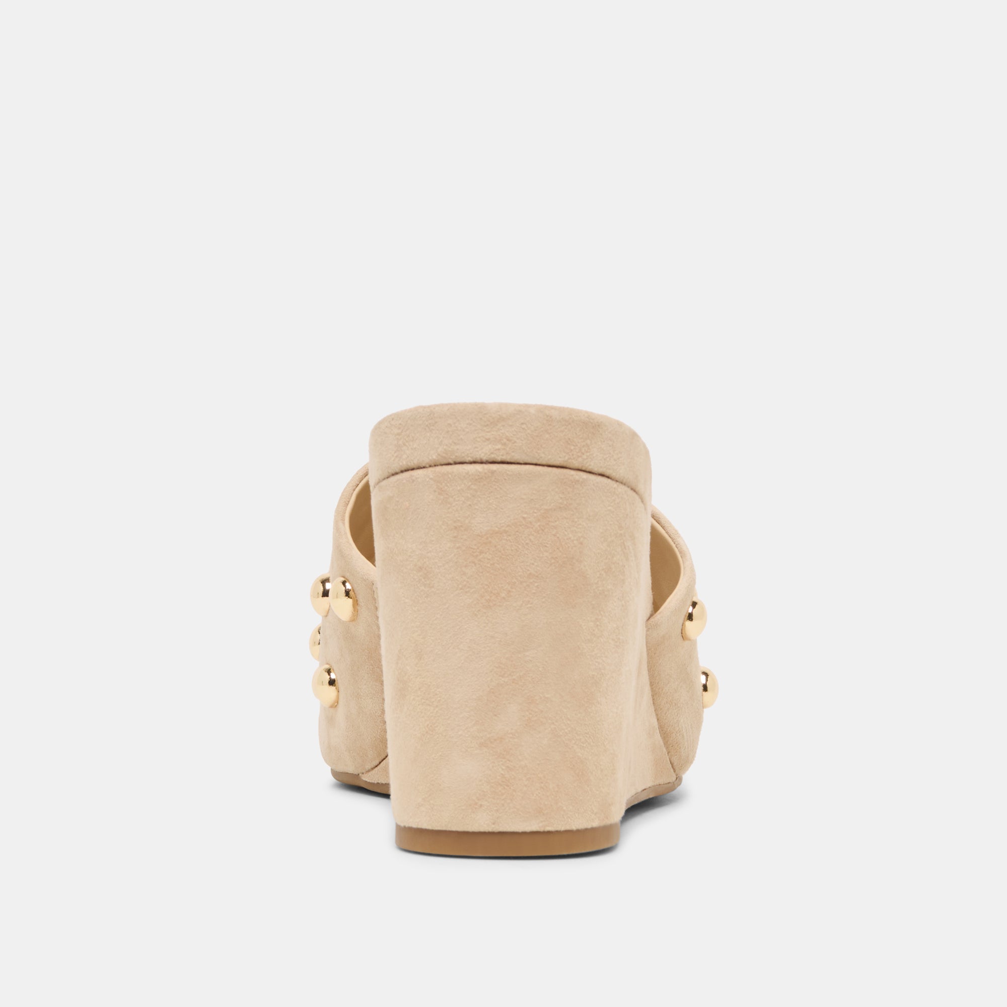 Holta Stud Camel Suede Wedges / Dolce Vita