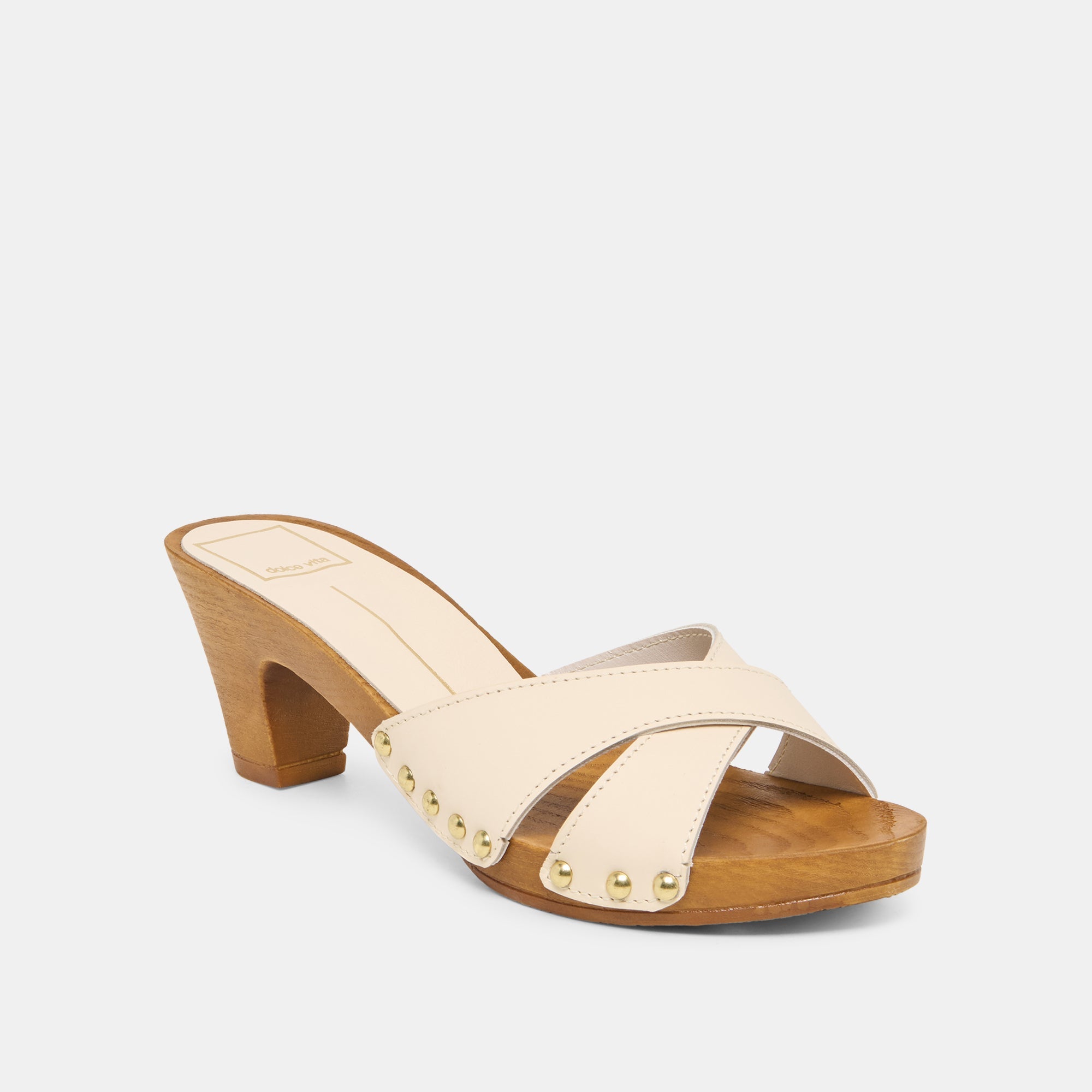 Averie Bone Leather Heels / Dolce Vita