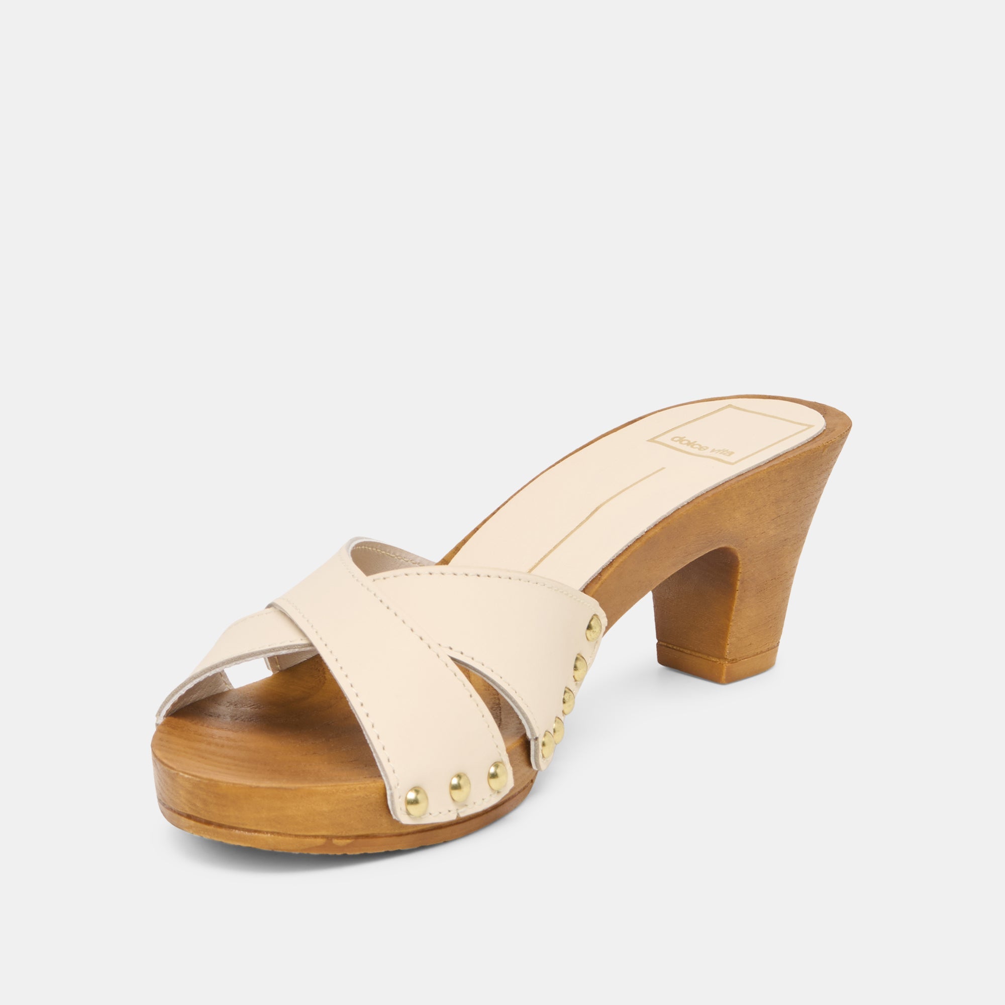 Averie Bone Leather Heels / Dolce Vita