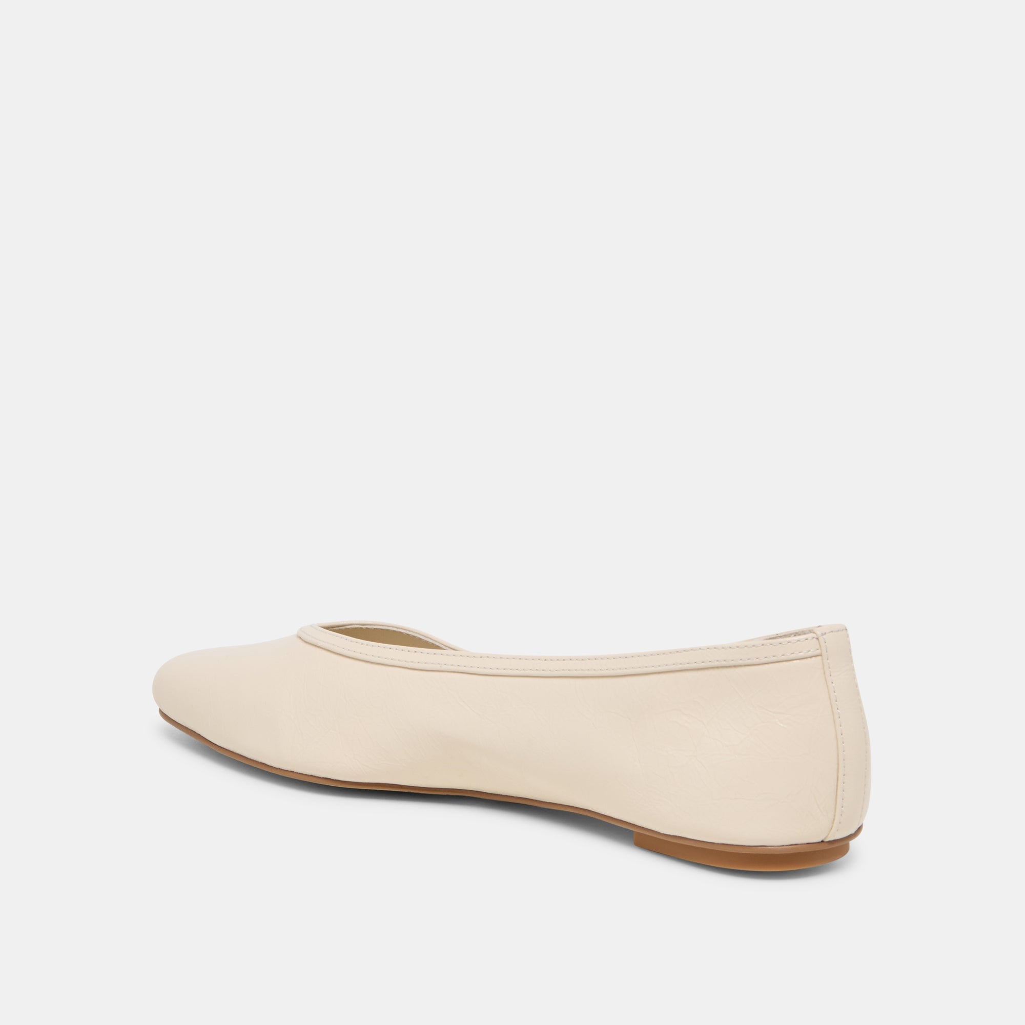 CARET Bone Leather Pointed-Toe Ballet Flats / Dolce Vita
