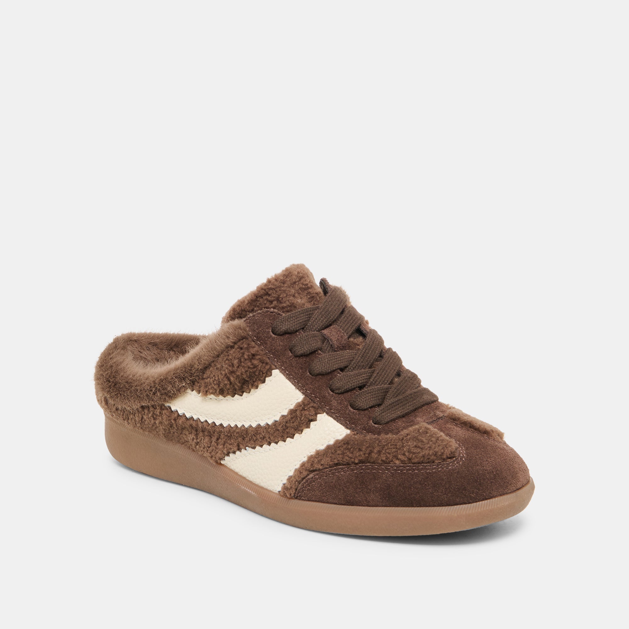 Merit Slide Plush Dk Brown Plush Sneakers / Dolce Vita