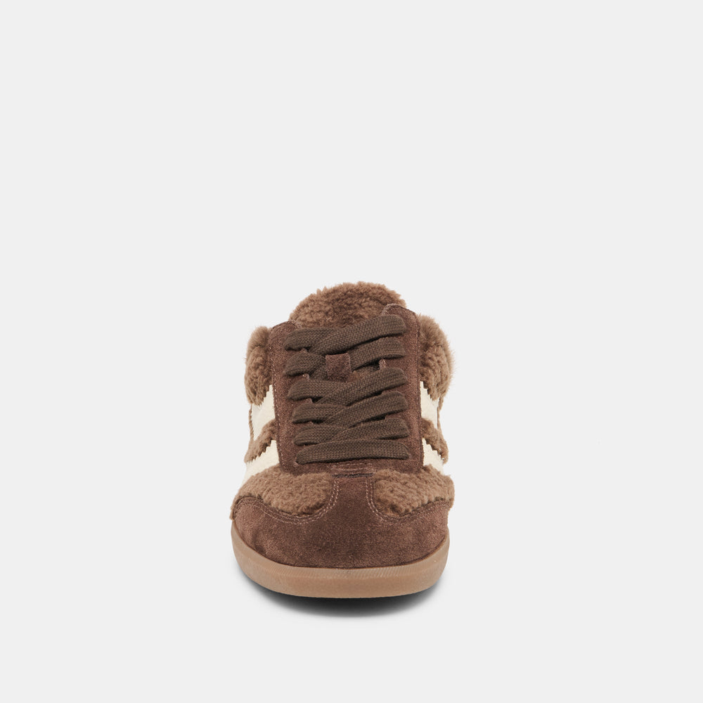Merit Slide Plush Dk Brown Plush Sneakers / Dolce Vita