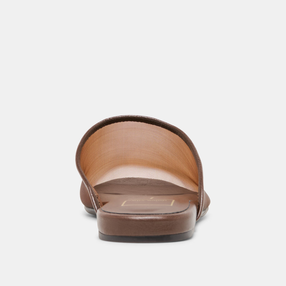 Geni Chocolate Mesh Flats / Dolce Vita