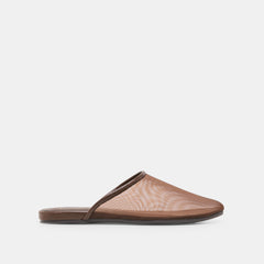 Geni Chocolate Mesh Flats / Dolce Vita