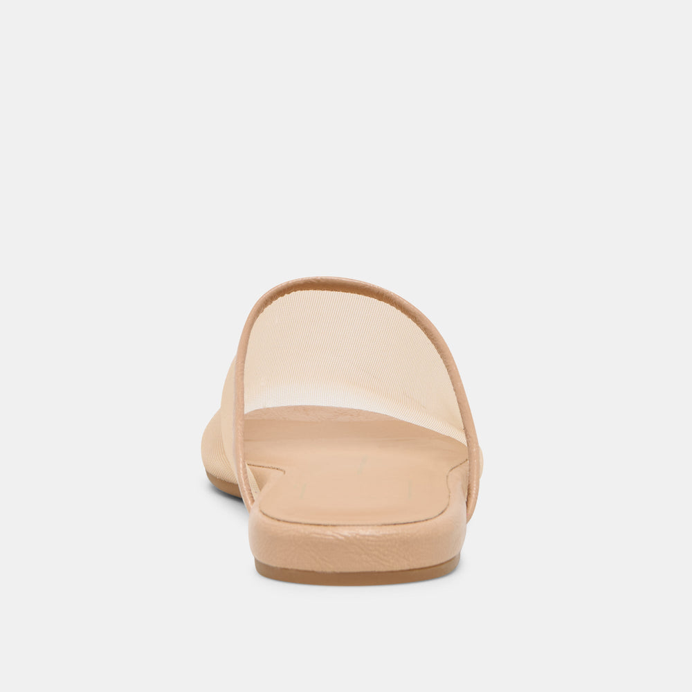 Geni Lt Tan Mesh Flats / Dolce Vita