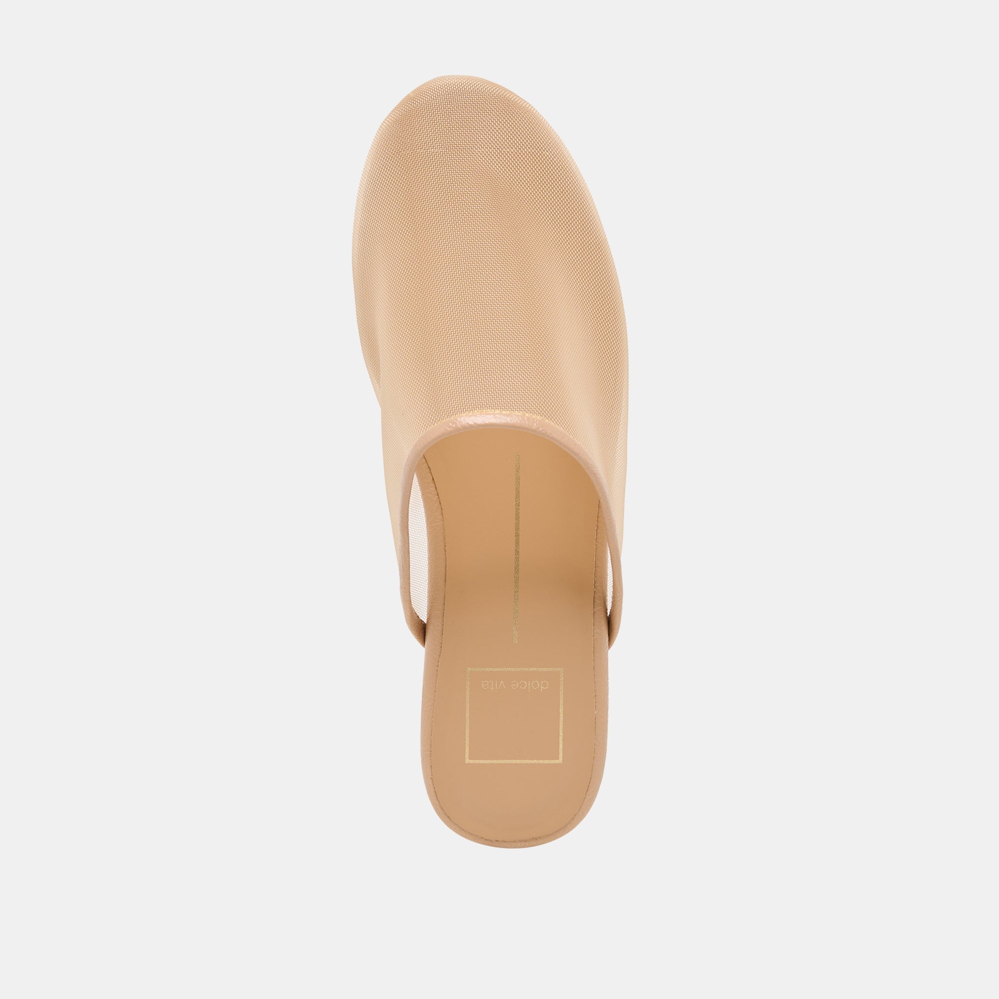 Geni Lt Tan Mesh Flats / Dolce Vita