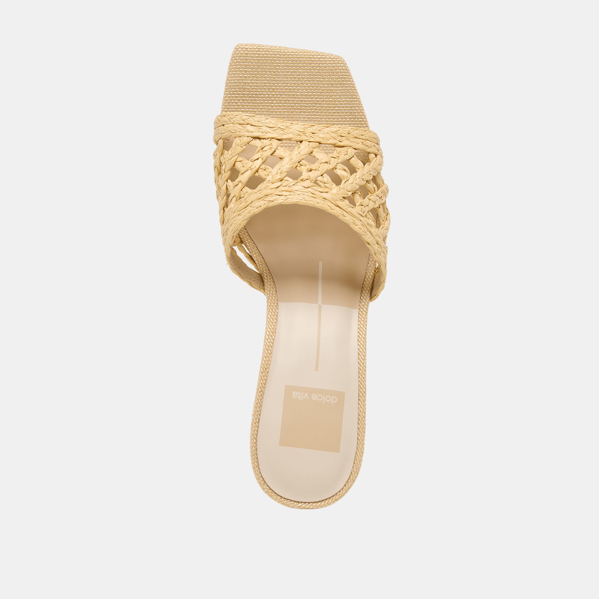 Bowen Lt Natural Raffia Heels / Dolce Vita