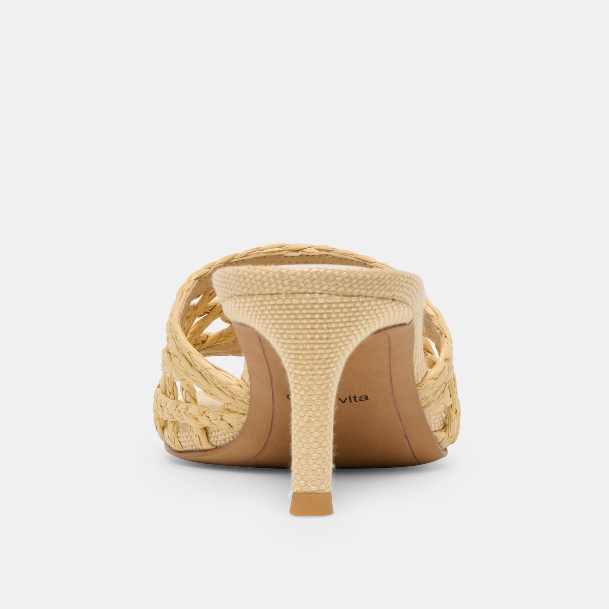 Bowen Lt Natural Raffia Heels / Dolce Vita