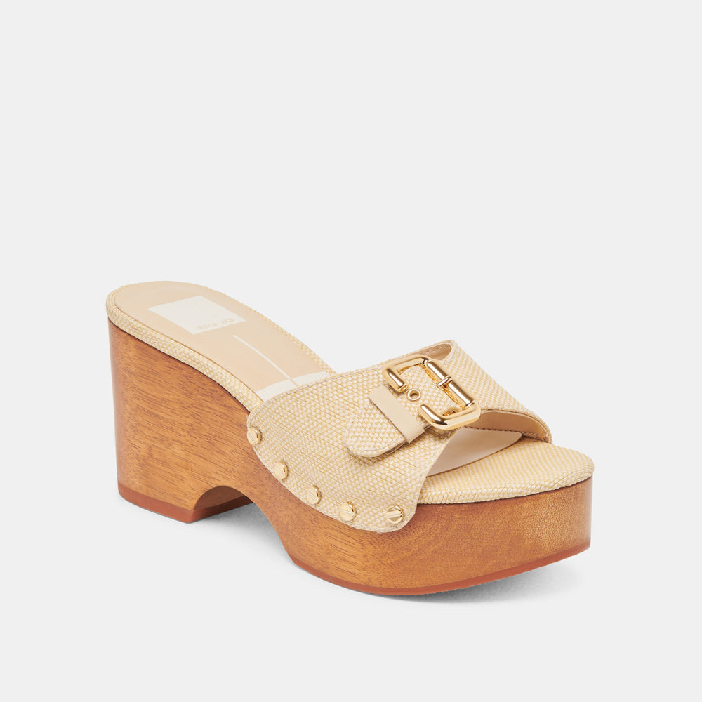 YALAH HEELS LT NATURAL RAFFIA
 – Dolce Vita / Dolce Vita