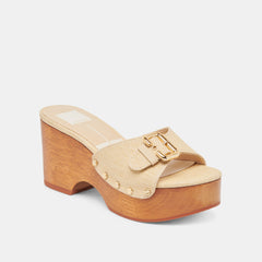 YALAH HEELS LT NATURAL RAFFIA
 – Dolce Vita / Dolce Vita