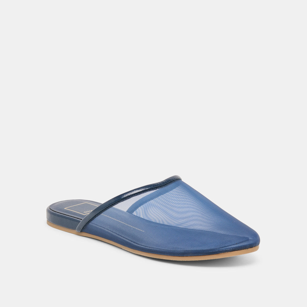 Geni Navy Mesh Flats / Dolce Vita