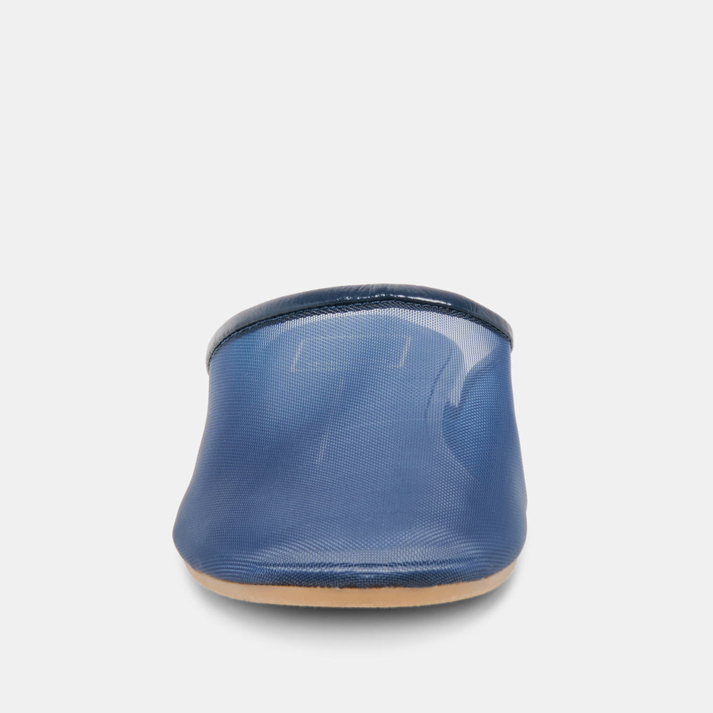 Geni Navy Mesh Flats / Dolce Vita