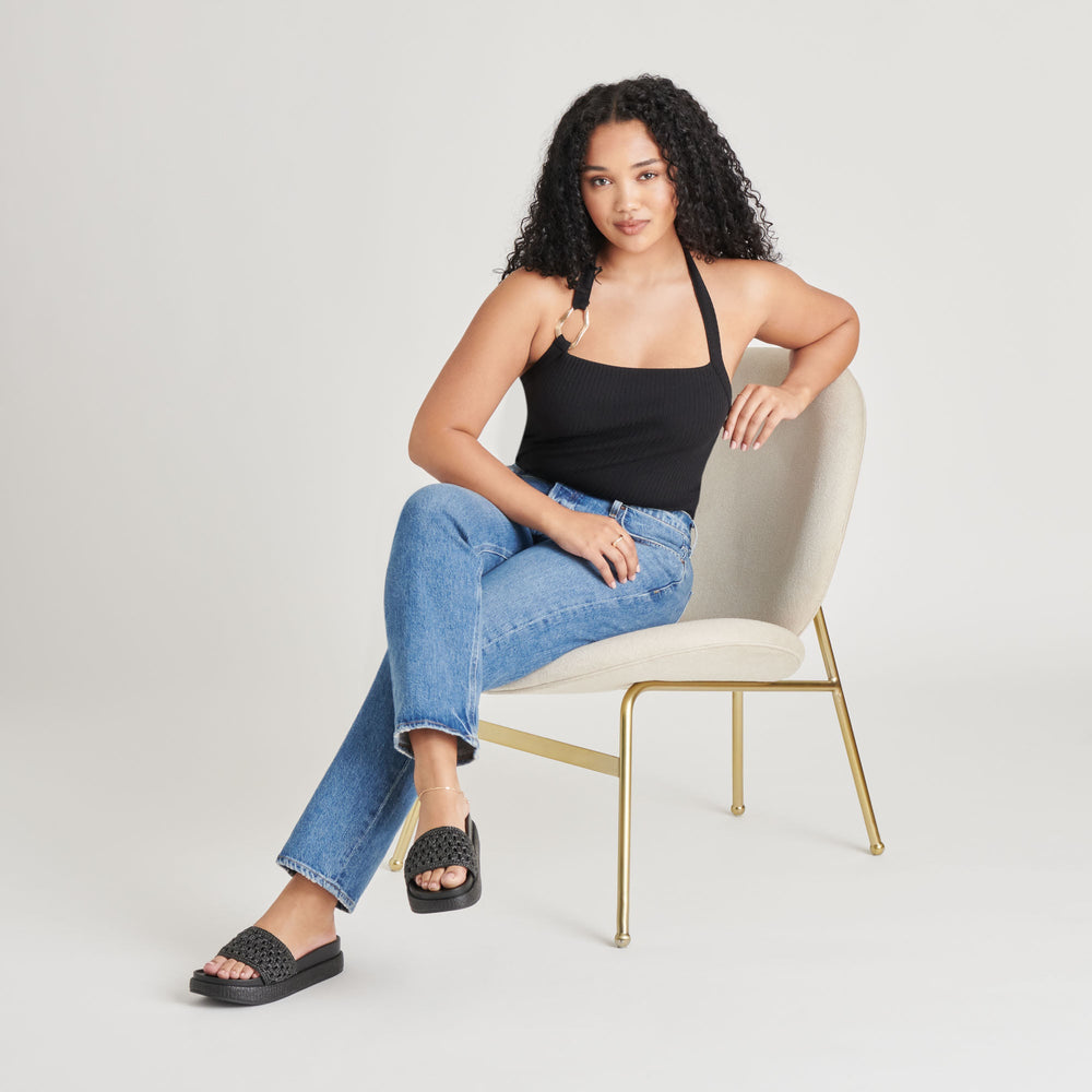 SIDONA SANDALS ONYX RAFFIA
 – Dolce Vita / Dolce Vita