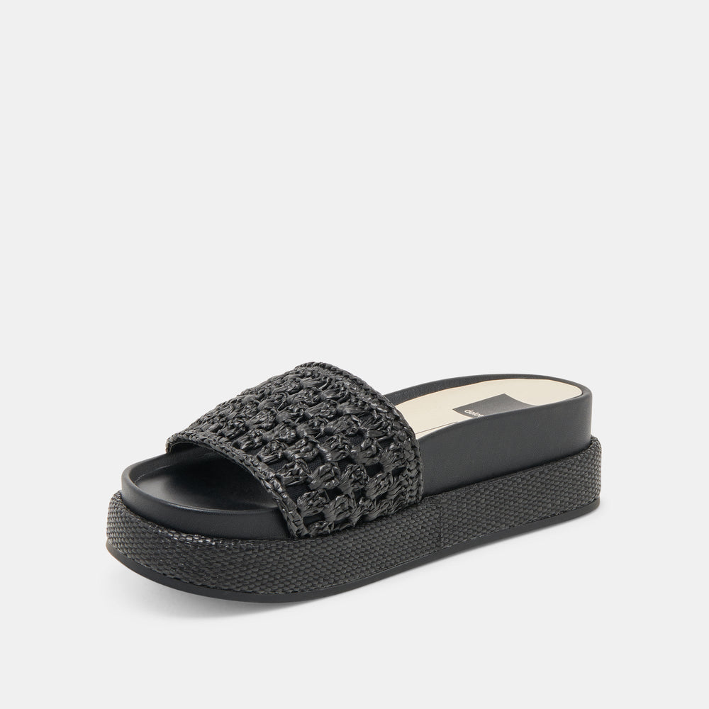 SIDONA SANDALS ONYX RAFFIA
 – Dolce Vita / Dolce Vita